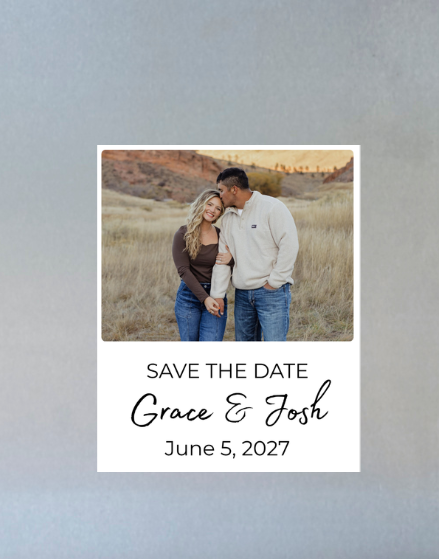 Save the Date Flex Magnet 3.5" x 4"